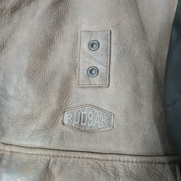 Vintage Rudsak Mixmedia leather puffer coat - Picture 6 of 14